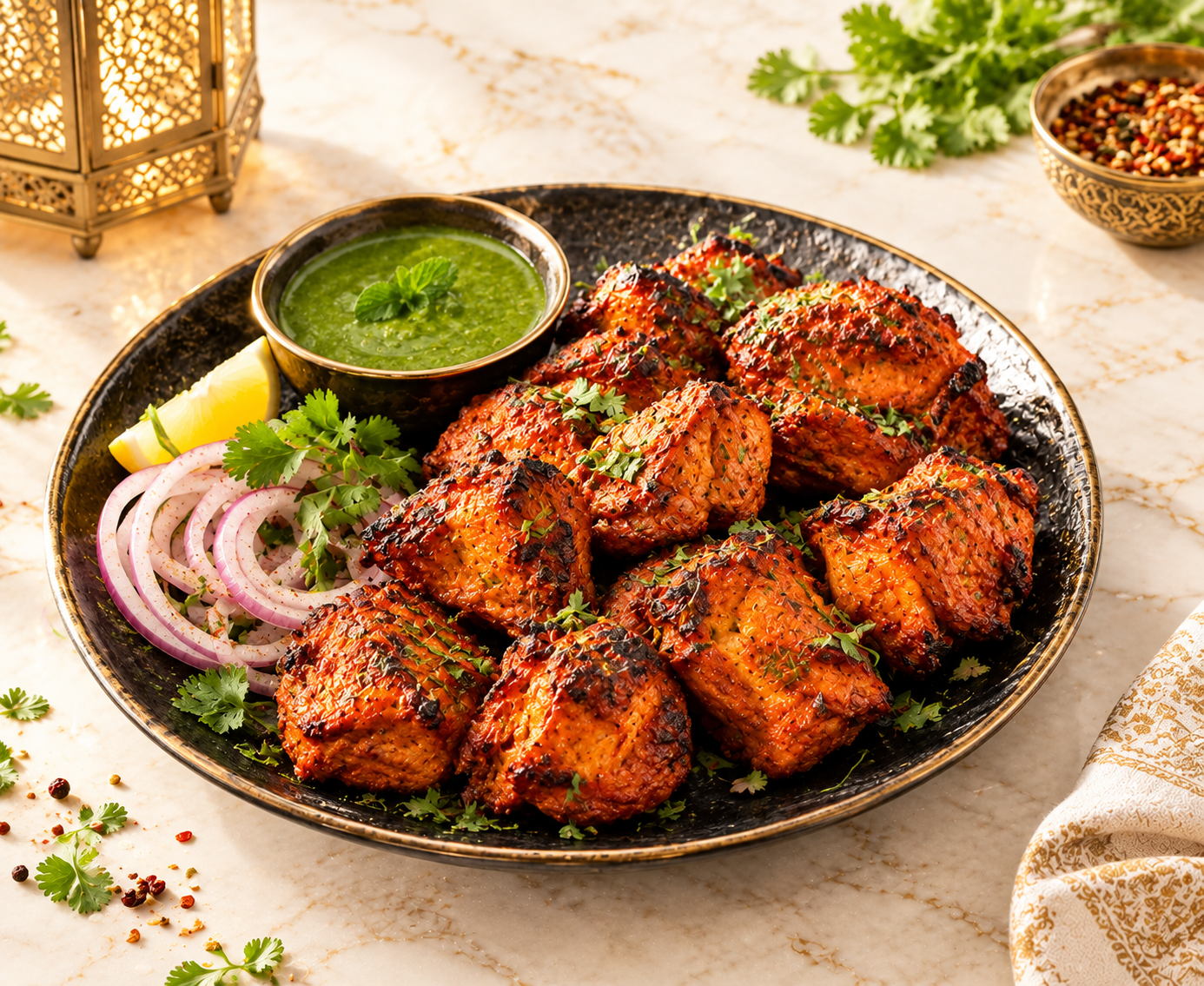 TANDOORI CHICKEN TIKKA